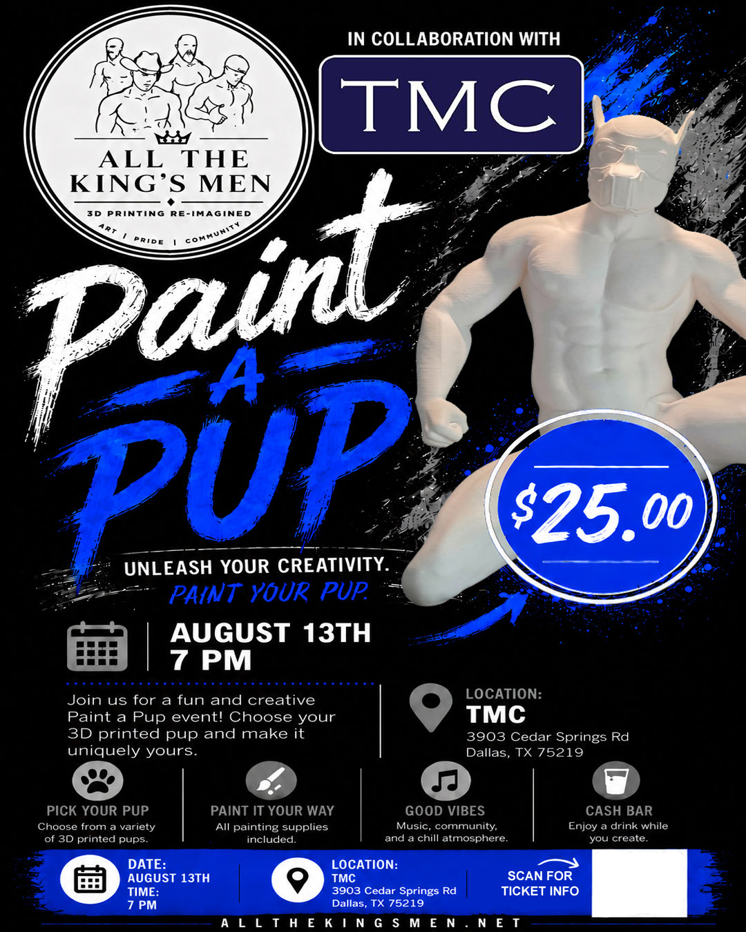 Paint A Pup with TMC Aug 13th 7 PM