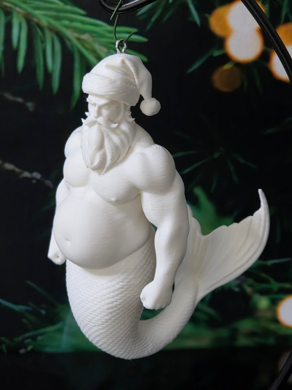 Santa Merman Ornament