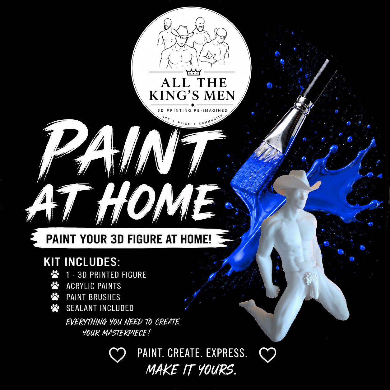 Paint at Home Cowboy Kit  Lean Into It