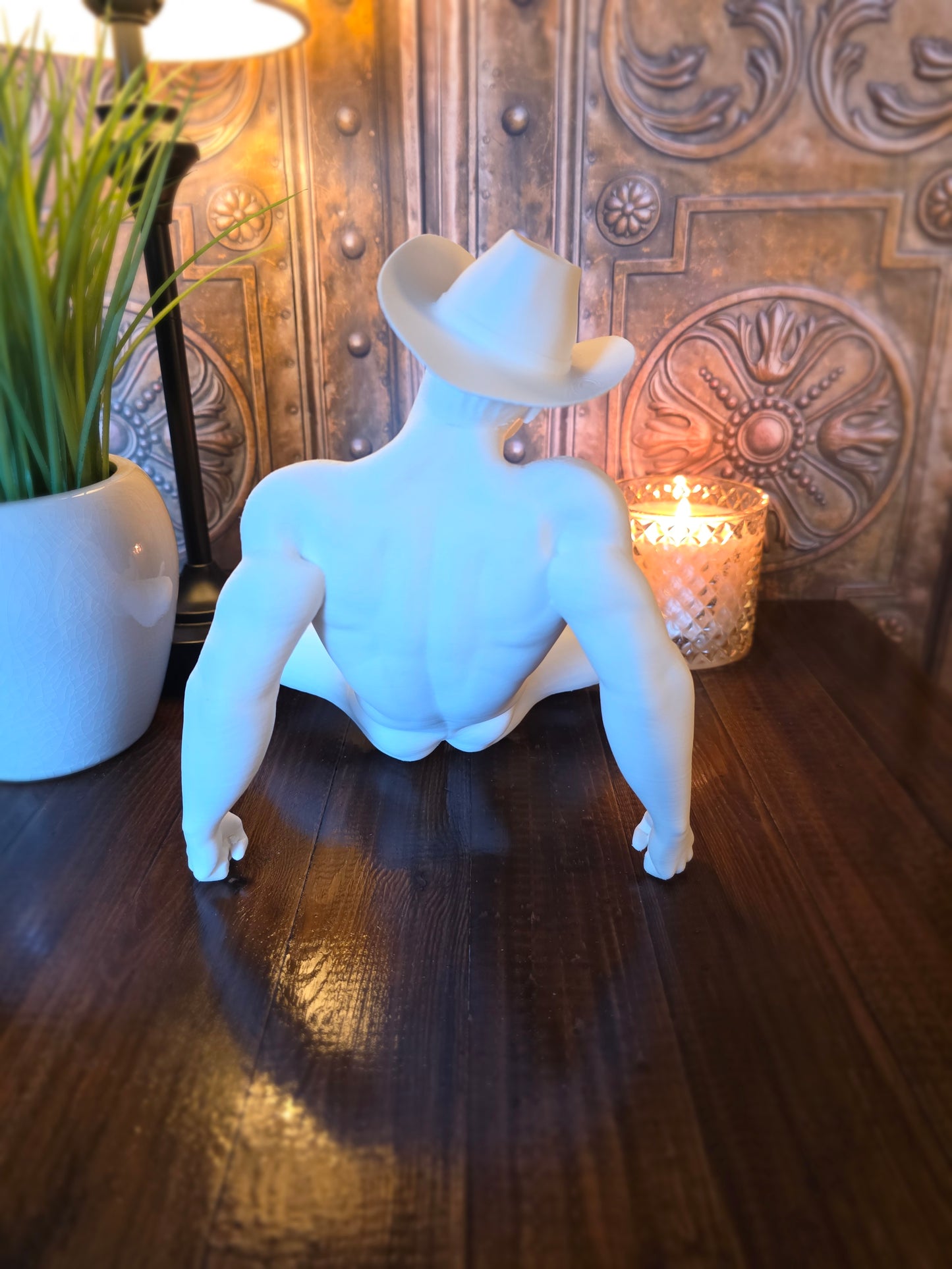 Cowboy Resting