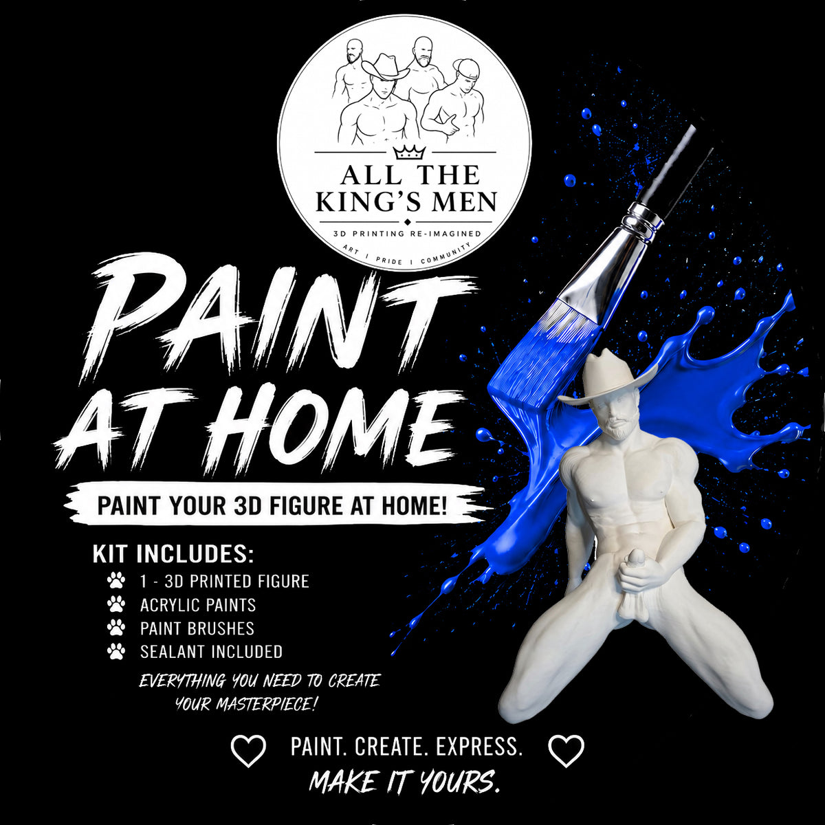 Paint at Home Cowboy Jack kit