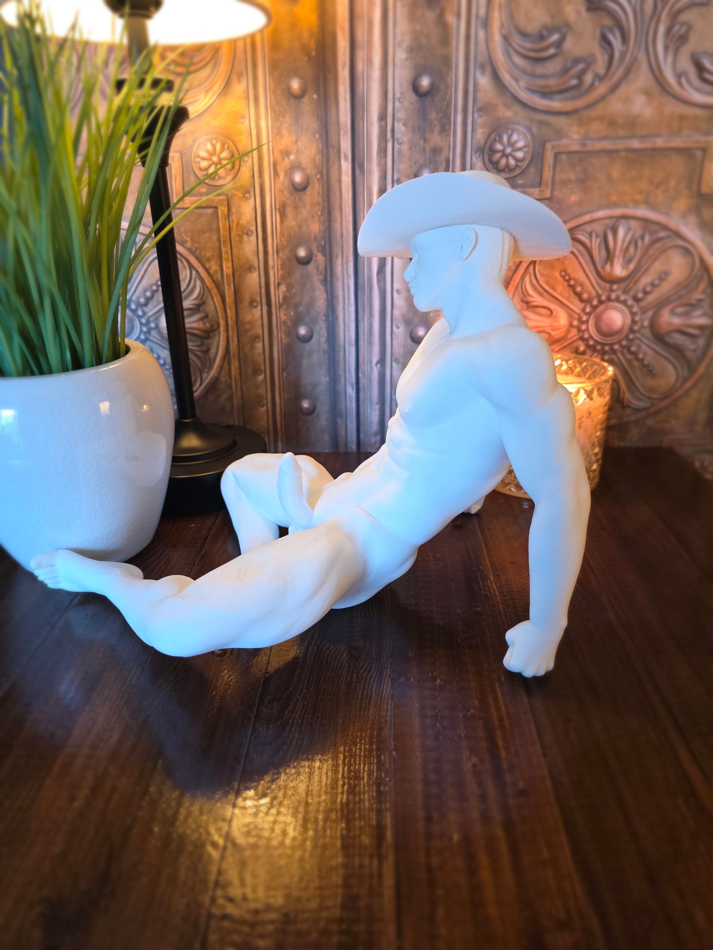 Cowboy Resting