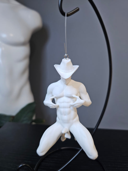 Cowboy Nipple Play Ornament
