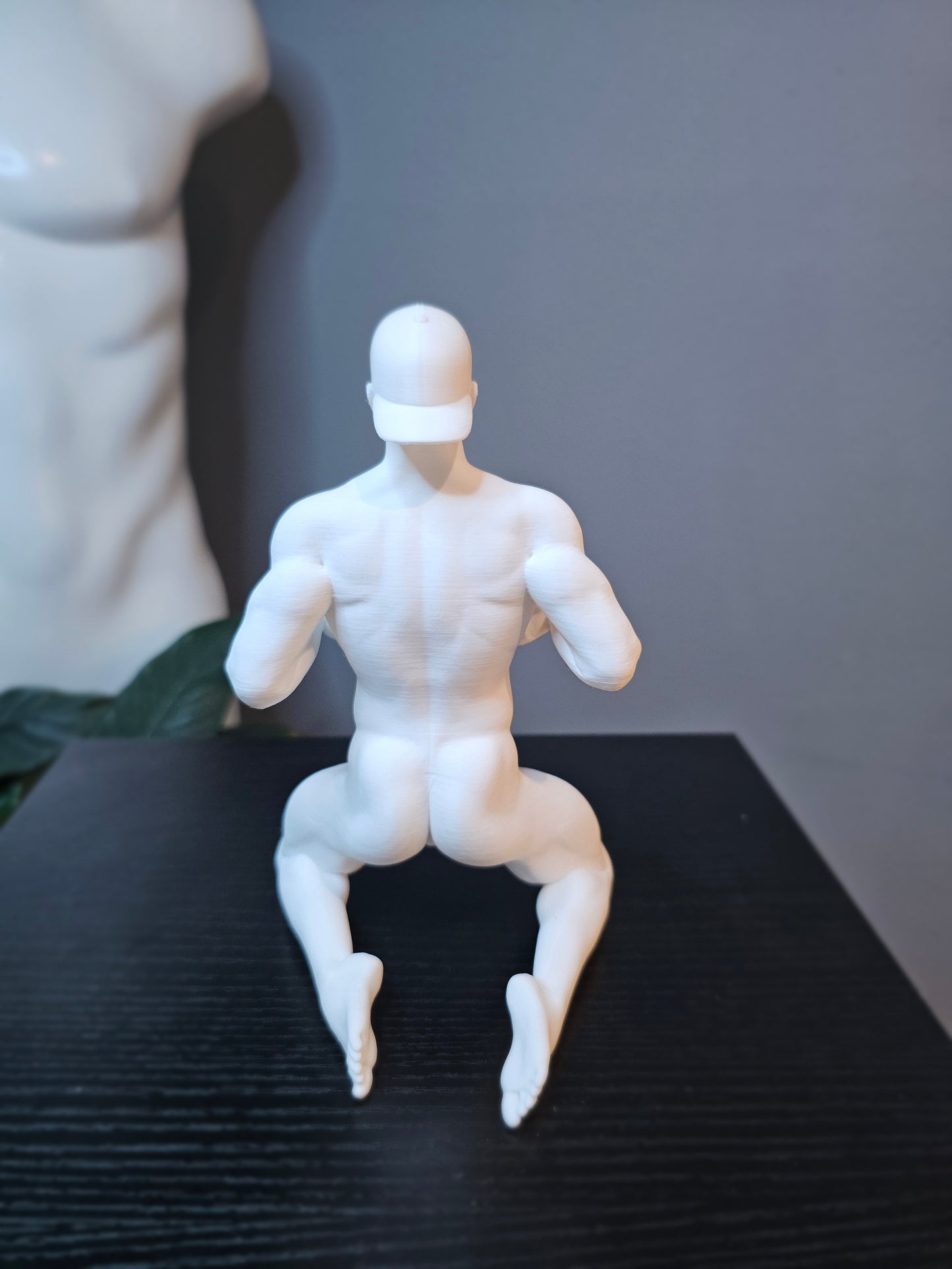 Backward Ball Cap Nipple Play Goatee